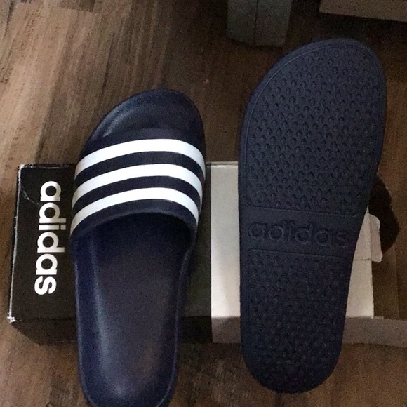 Adidas slides dark blue - Picture 3 of 4